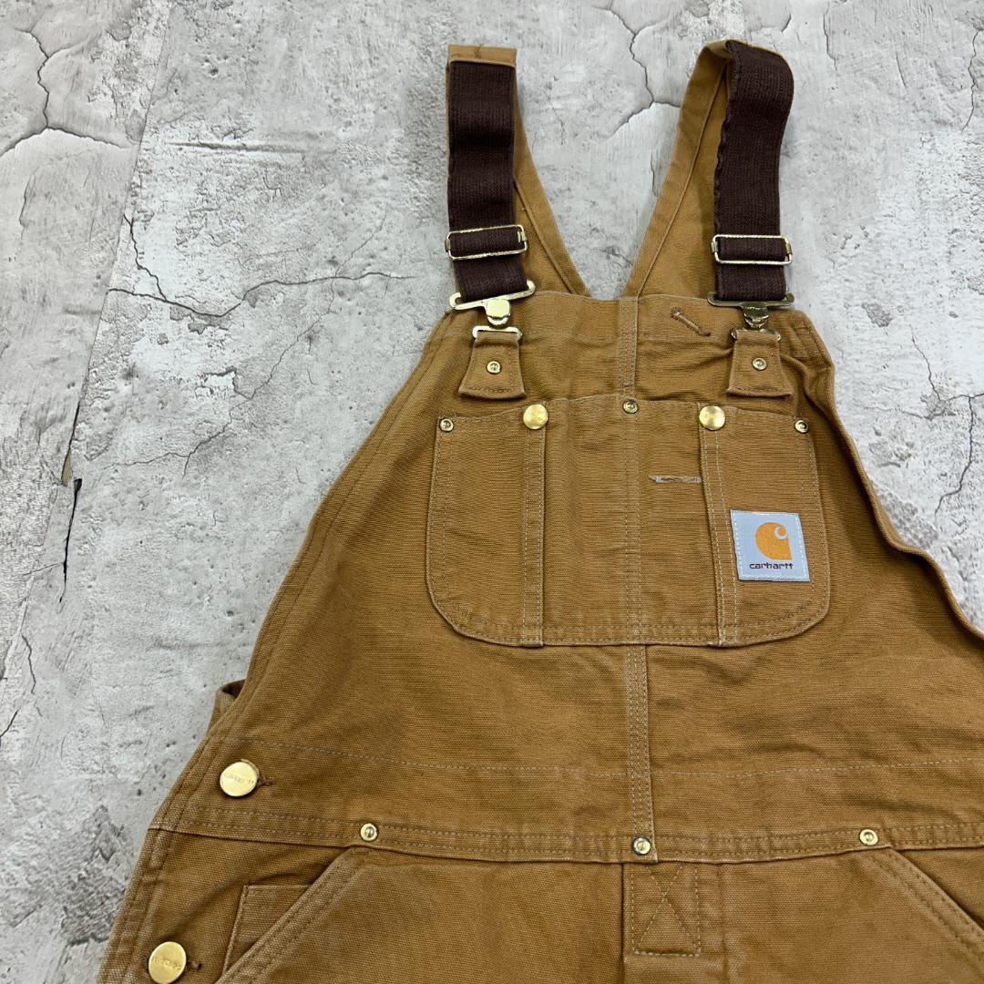 e*u様 USA製　カーハート　ダブルニー　オーバーオール　古着　ライトブラウン