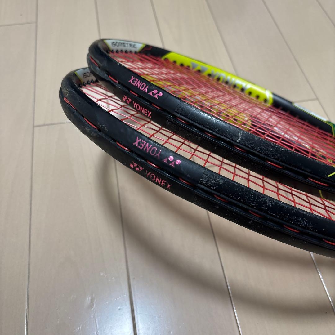 YONEX EZONE Ai100 テニスラケット 2本セット　ジャンク品