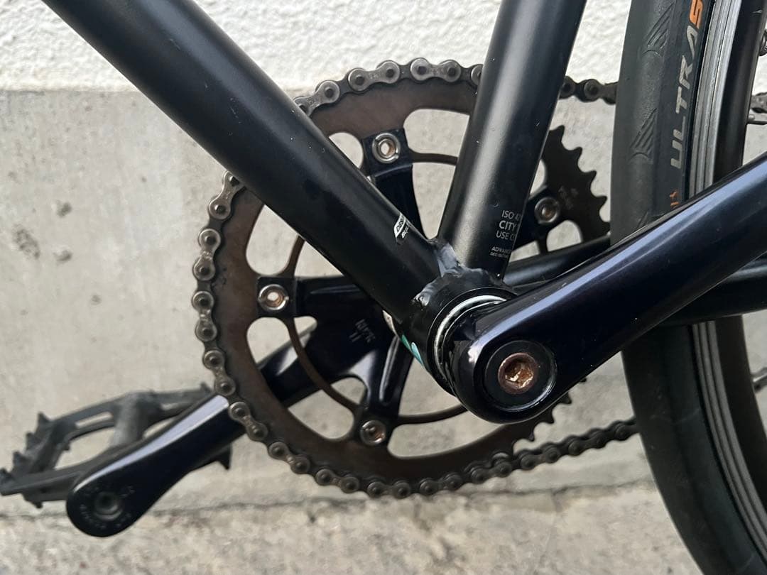 Fuji feather フジ フェザー ブラック 58cm シートポスト固着有