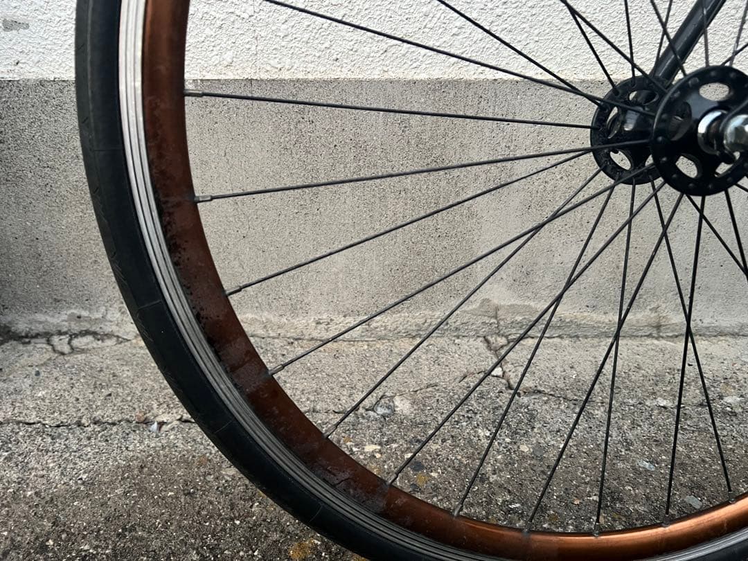 Fuji feather フジ フェザー ブラック 58cm シートポスト固着有