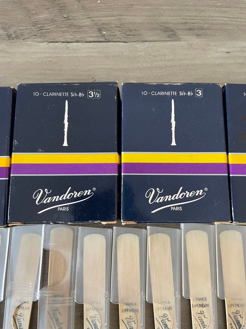 Vandoren バンドレン クラリネット リード まとめ売り 強度3〜3½