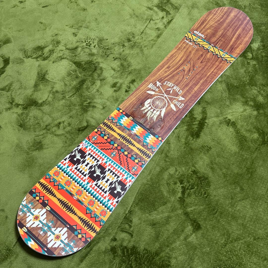 【新品・未使用】スノーボードelan PRISM 137 バインflux S