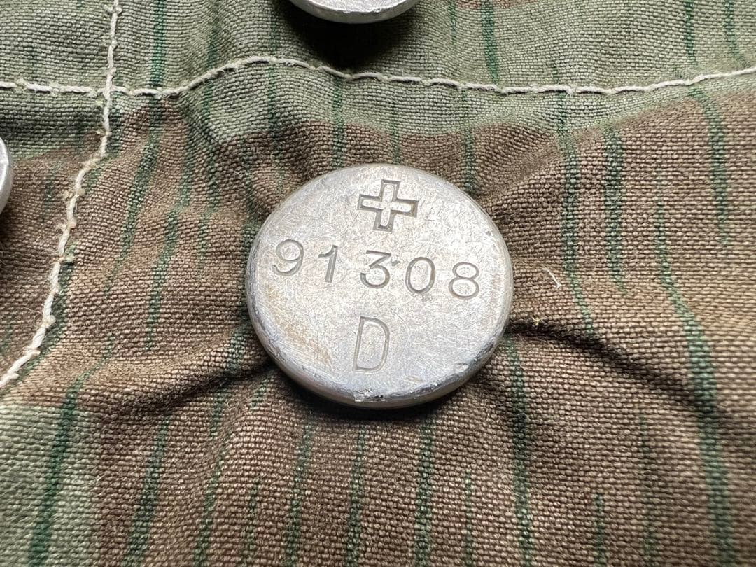 実物 40s スイス軍幕 スプリンターカモ ツェルトバーン ミリタリー テント