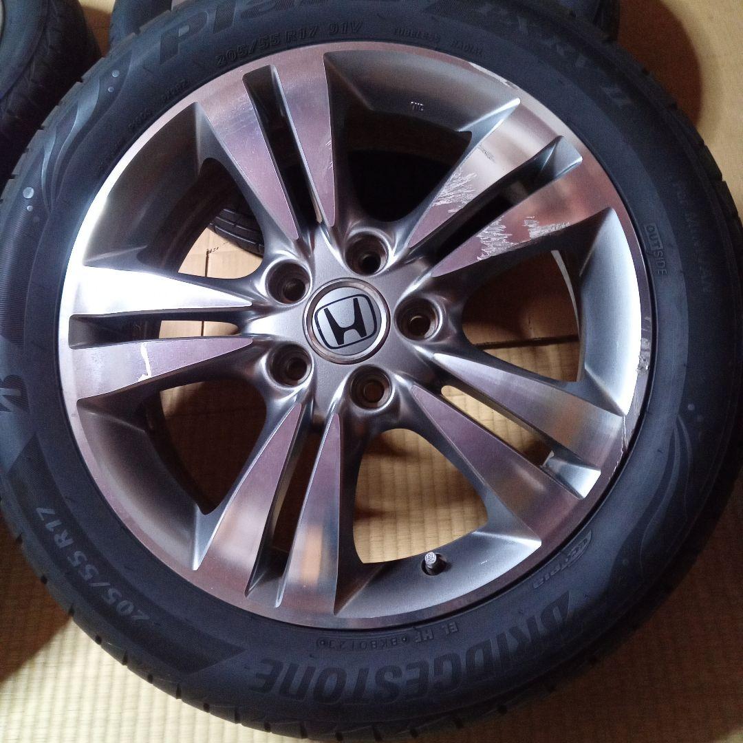 一*休様 ホンダ 17インチ RSZ純正ホイールタイヤセット ブリジストン