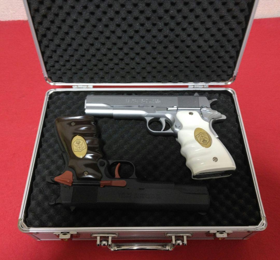 WA 緋弾のアリア コルトガバメント シルバー ブラック 2丁セット