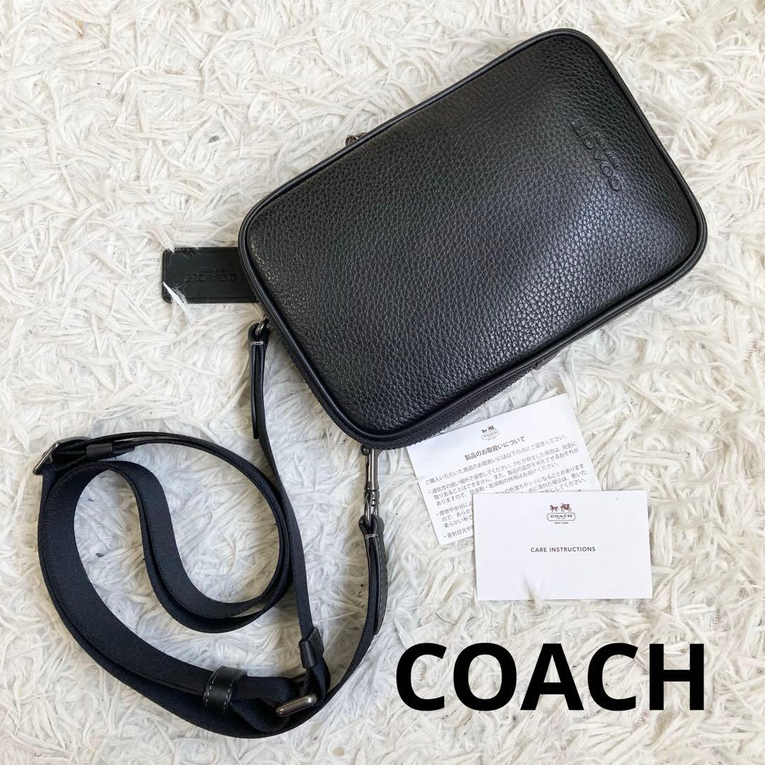 未使用保管品 コーチ ショルダーバッグ エイデンクロスボディ ペプルドレザー