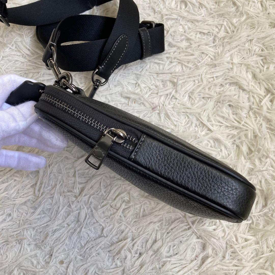 未使用保管品 コーチ ショルダーバッグ エイデンクロスボディ ペプルドレザー