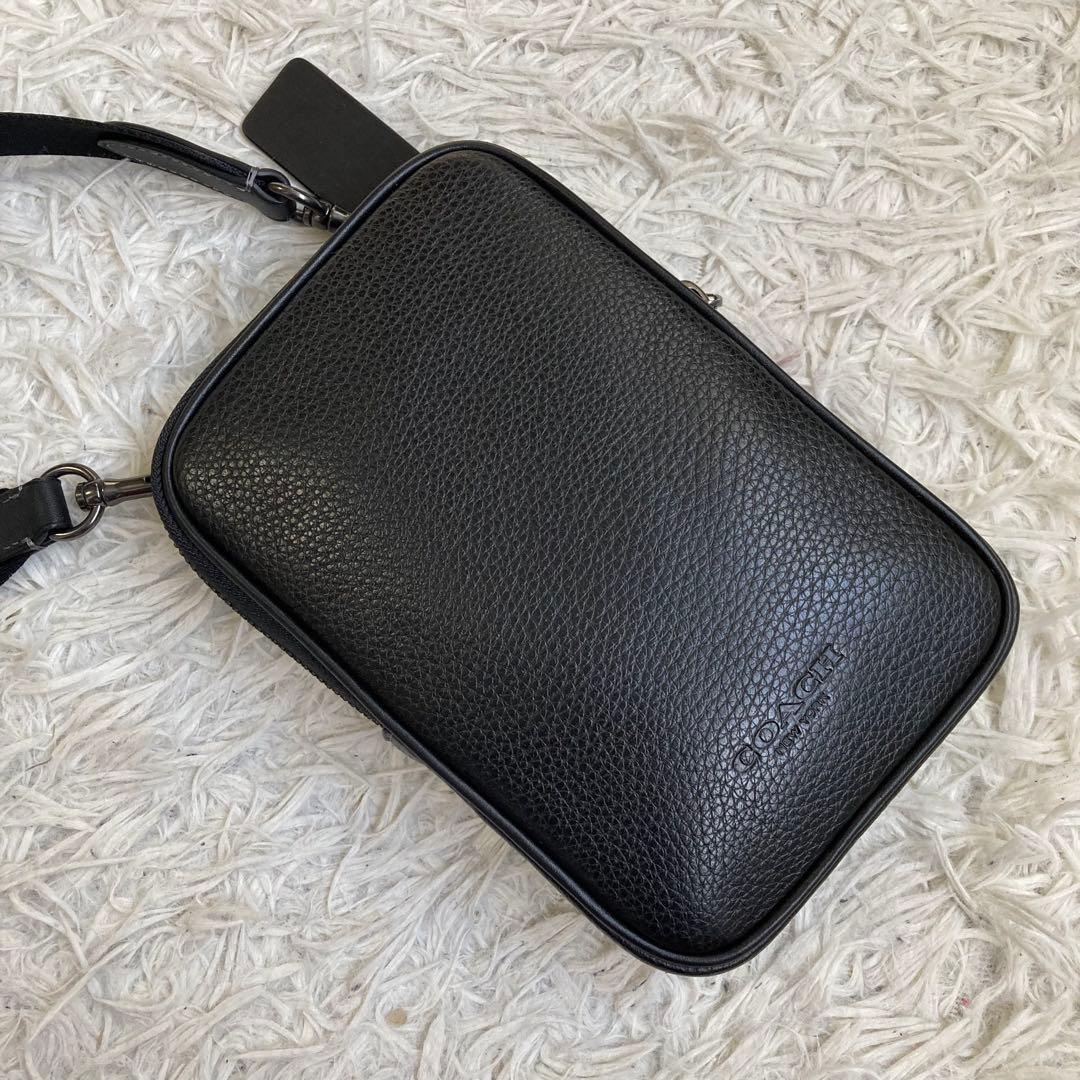 未使用保管品 コーチ ショルダーバッグ エイデンクロスボディ ペプルドレザー