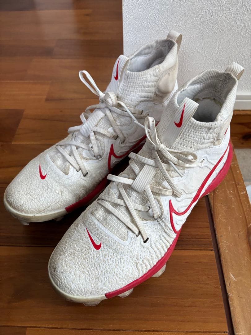 Nike 野球スパイク アルファハラチNXT MC ホワイト/レッド