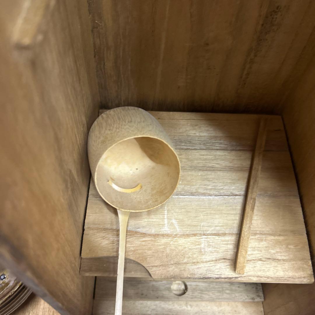 茶道具セット　一式　木製収納箱付き　お稽古・習い事用など　　落款入り黒楽茶碗