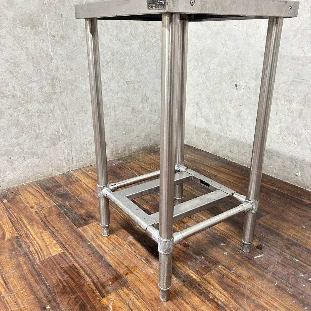 マルゼン ステンレス 作業台 W45×D45×H81cm 調理台 ガス台 厨房