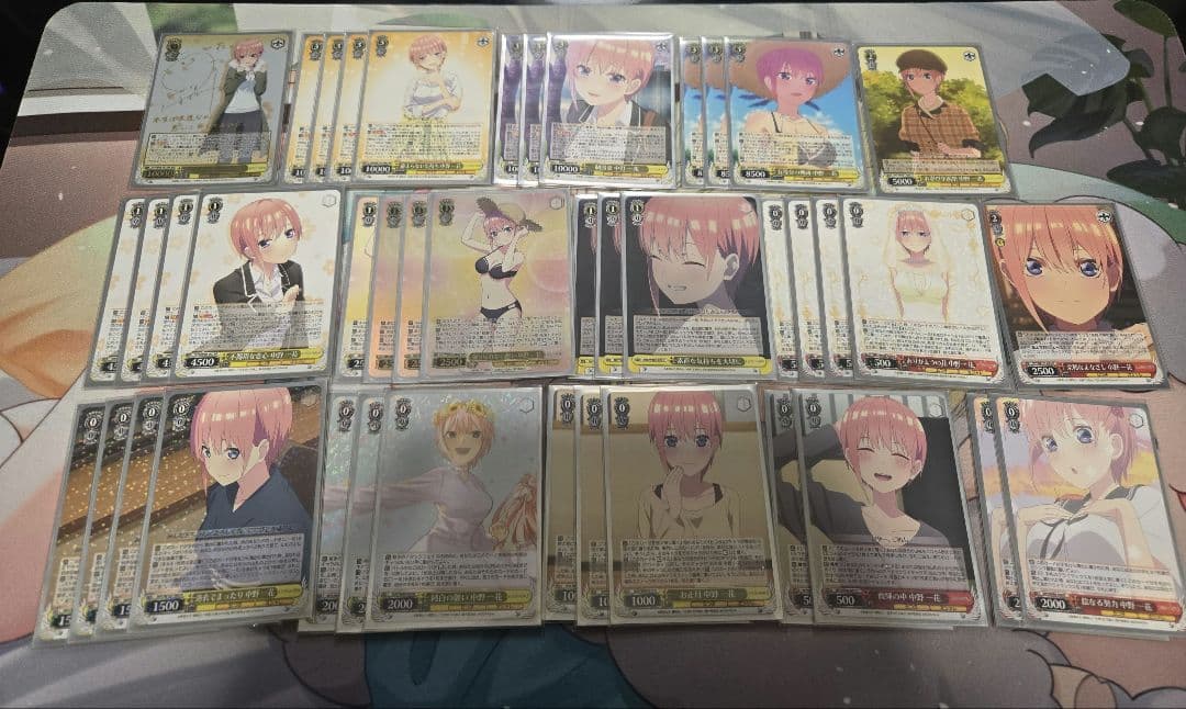 ヴァイスシュヴァルツ　五等分の花嫁8枝デッキ+スリーブ　中野一花