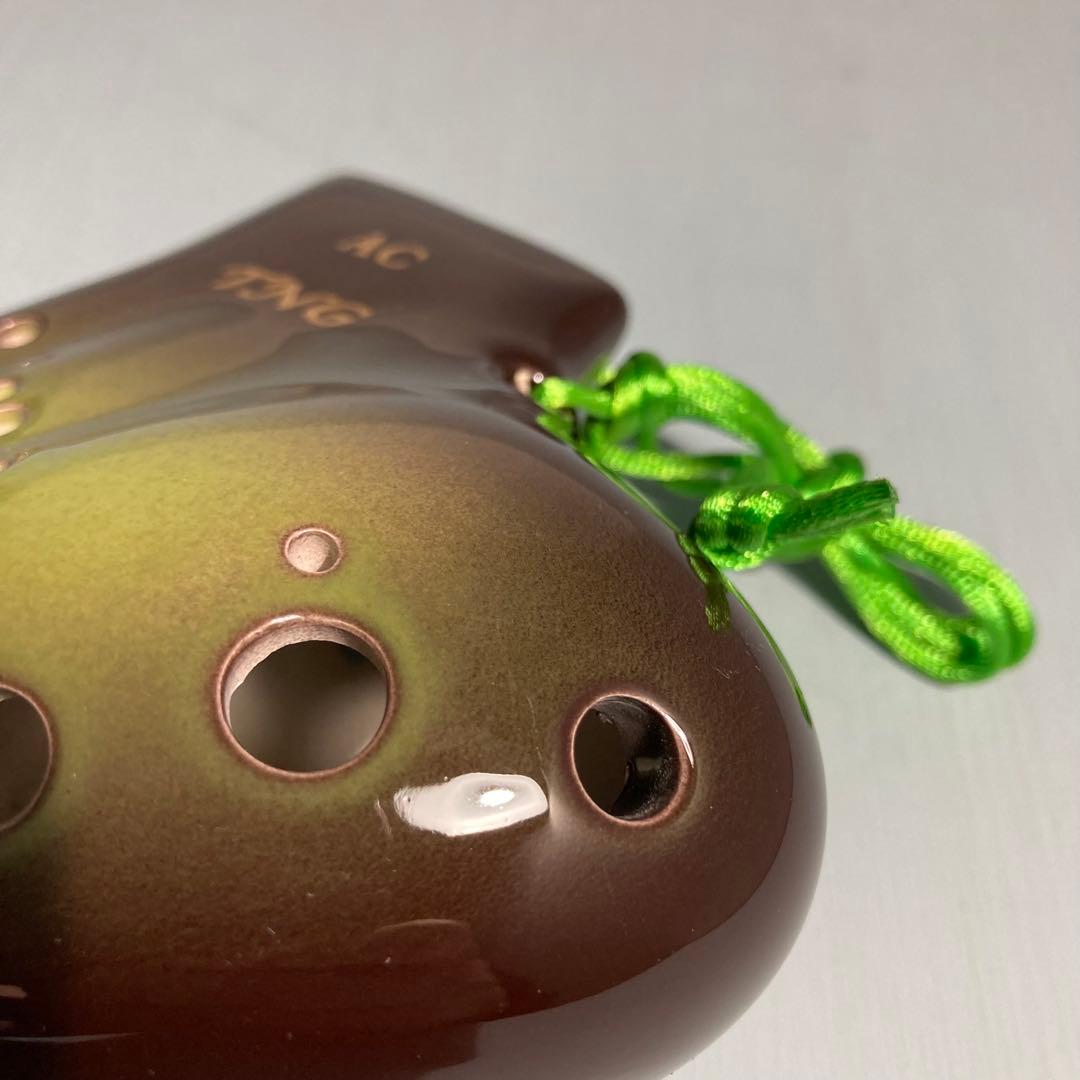 【新品未使用】TNGオカリナ トリプル アルト C管 グラデーショングリーン