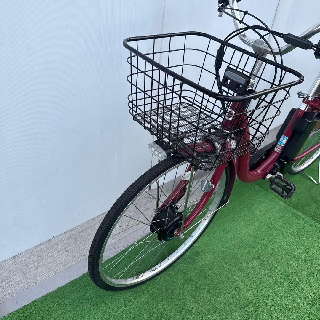 ブリヂストン アルベルト新型電動アシスト自転車26インチ レッド