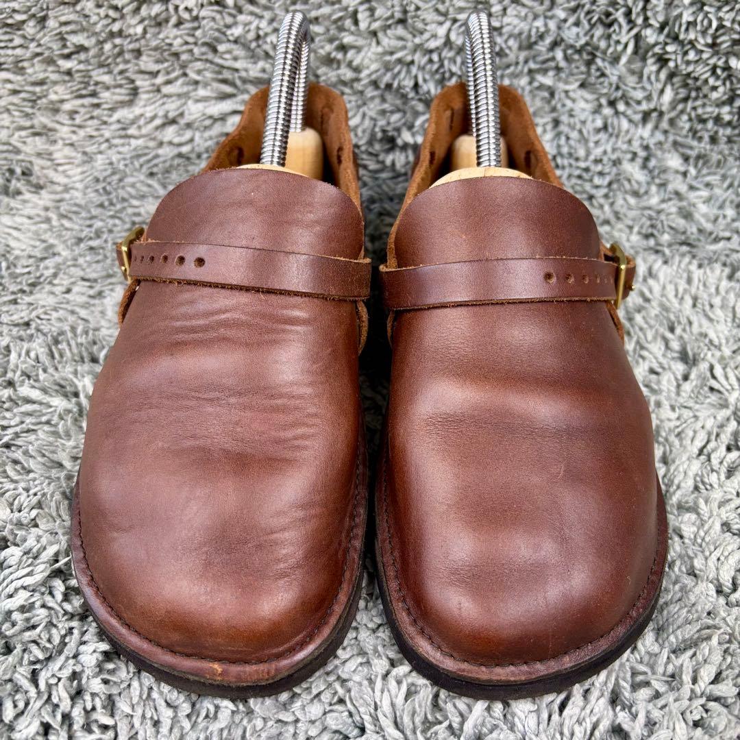 美品✨サイズ7オーロラシューズ ミドルイングリッシュ ブラウン 24cm