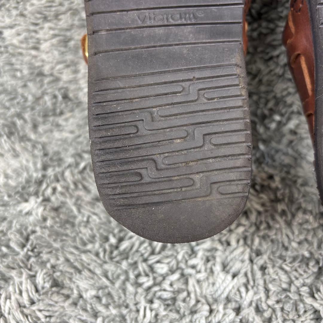 美品✨サイズ7オーロラシューズ ミドルイングリッシュ ブラウン 24cm