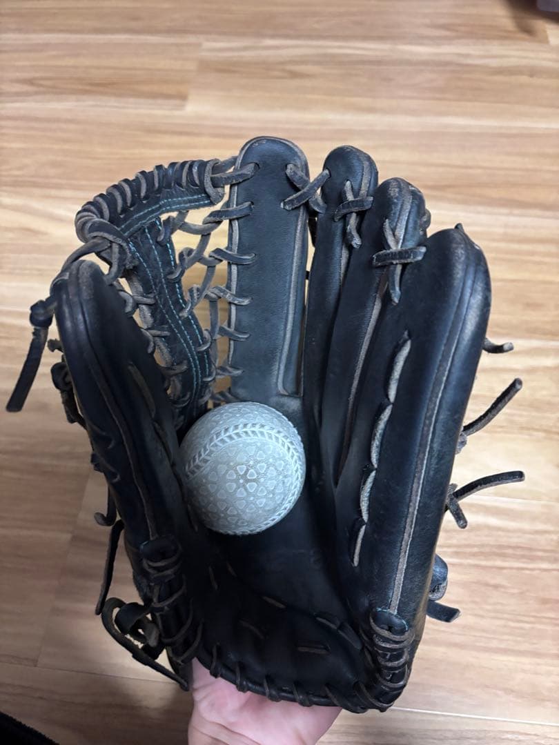 ザナックス 外野用硬式グローブ 黒