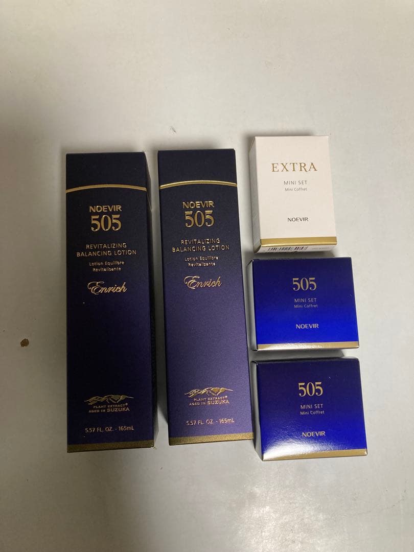 ノエビア505エンリッチローション2本&505ミニサンプル2個EXミニ1個