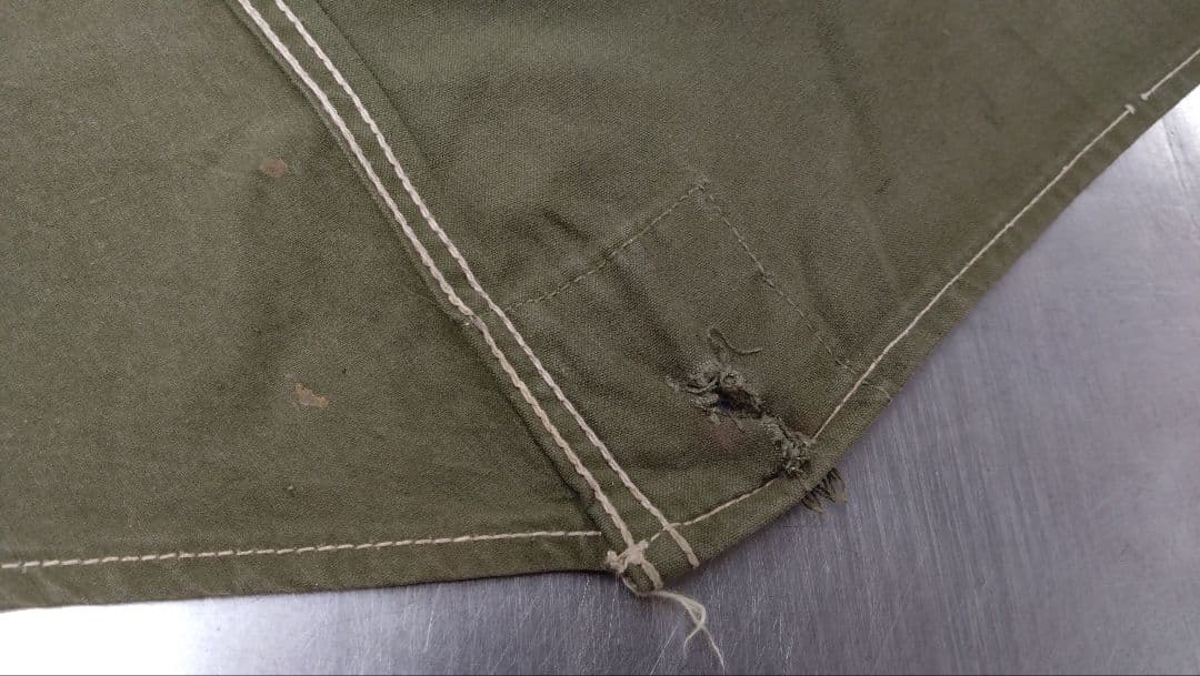 アメリカ軍 USパップテント幕のみ シェルターハーフ 軍幕②