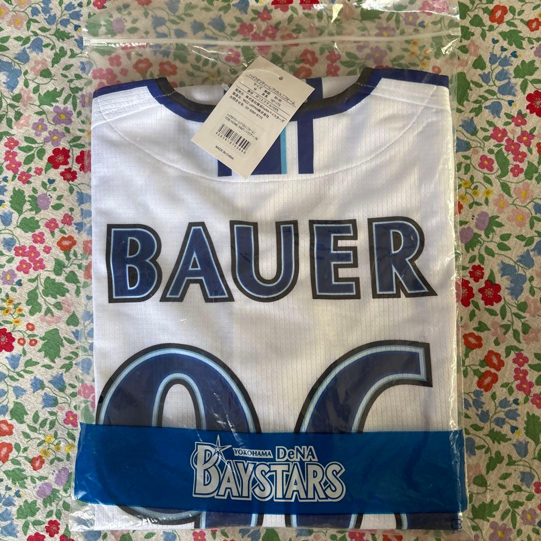 横浜DeNA BAYSTARS バウアー　ユニフォーム　ベイスターズ