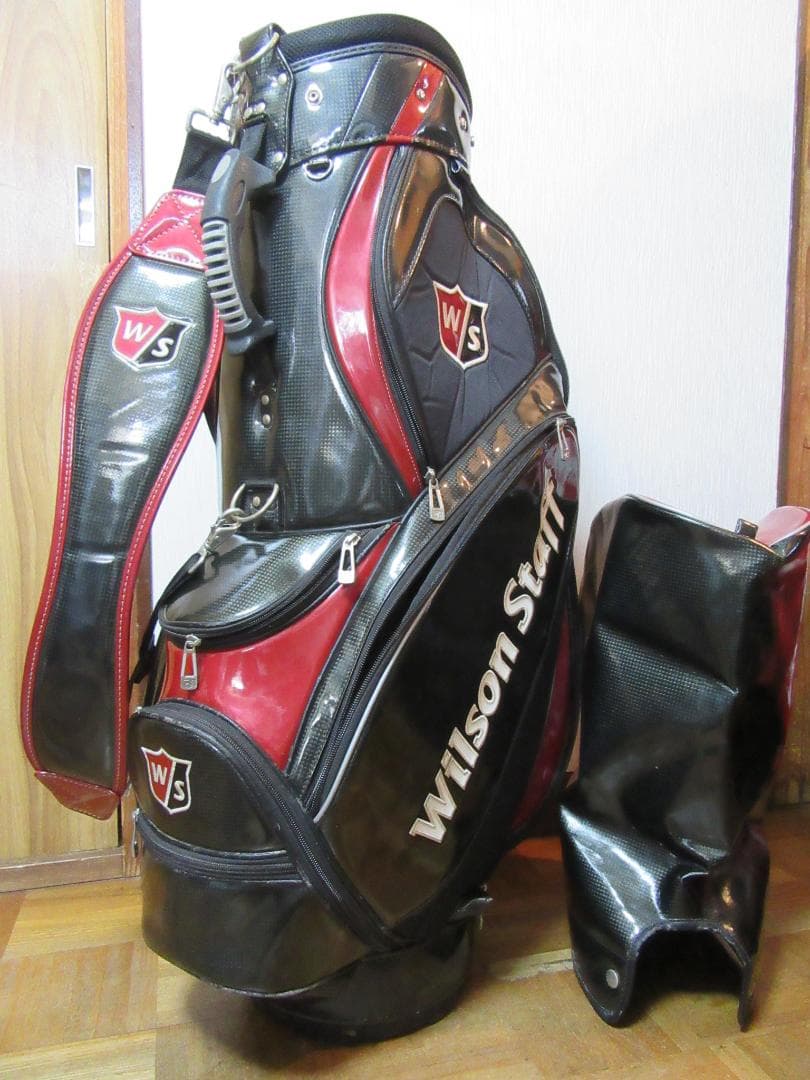 ★ウイルソン★Wilson　Staff★キャディ-バック★黒/赤★