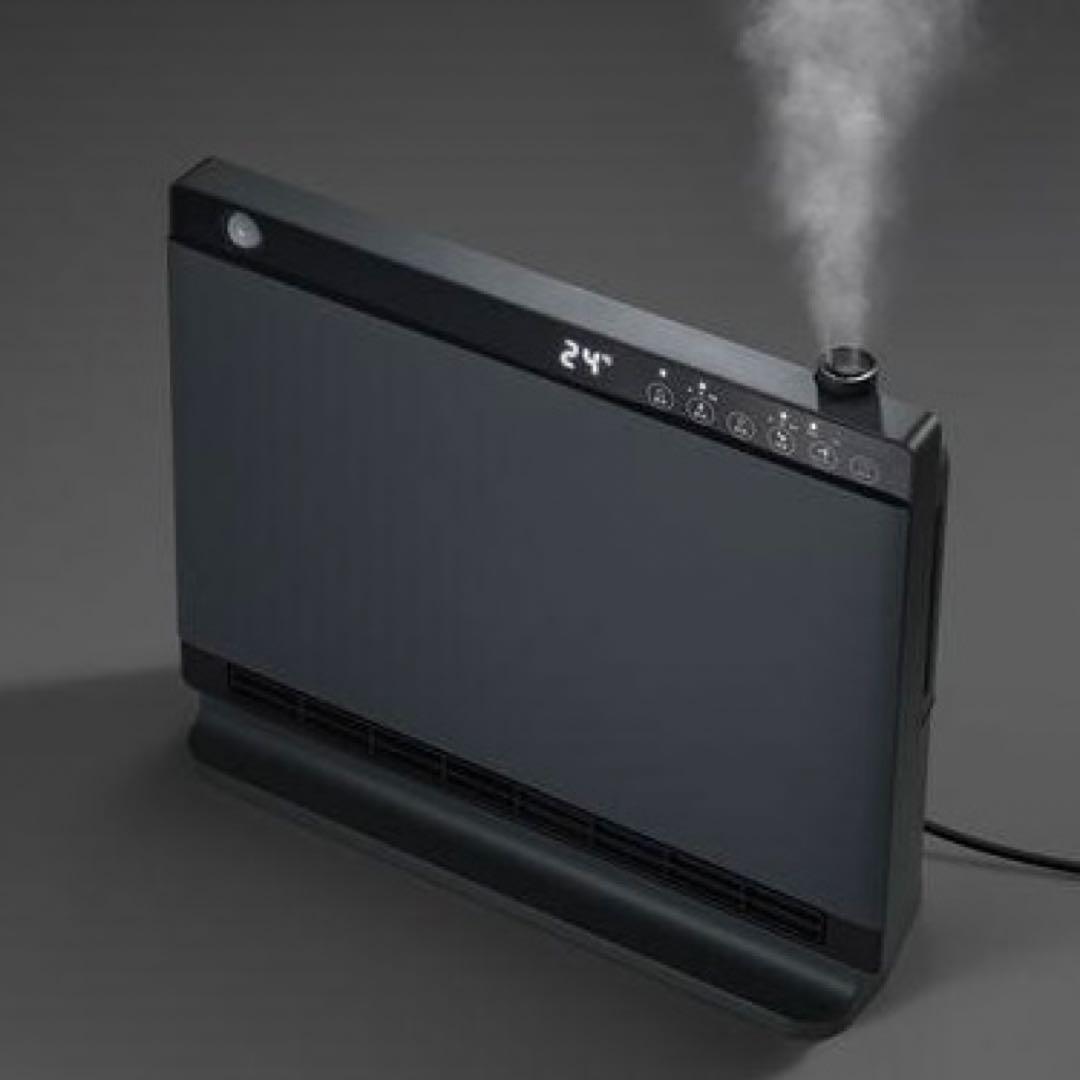 THREEUP ハイブリッド加湿セラミックヒーター ブラック【新品未使用未開封】
