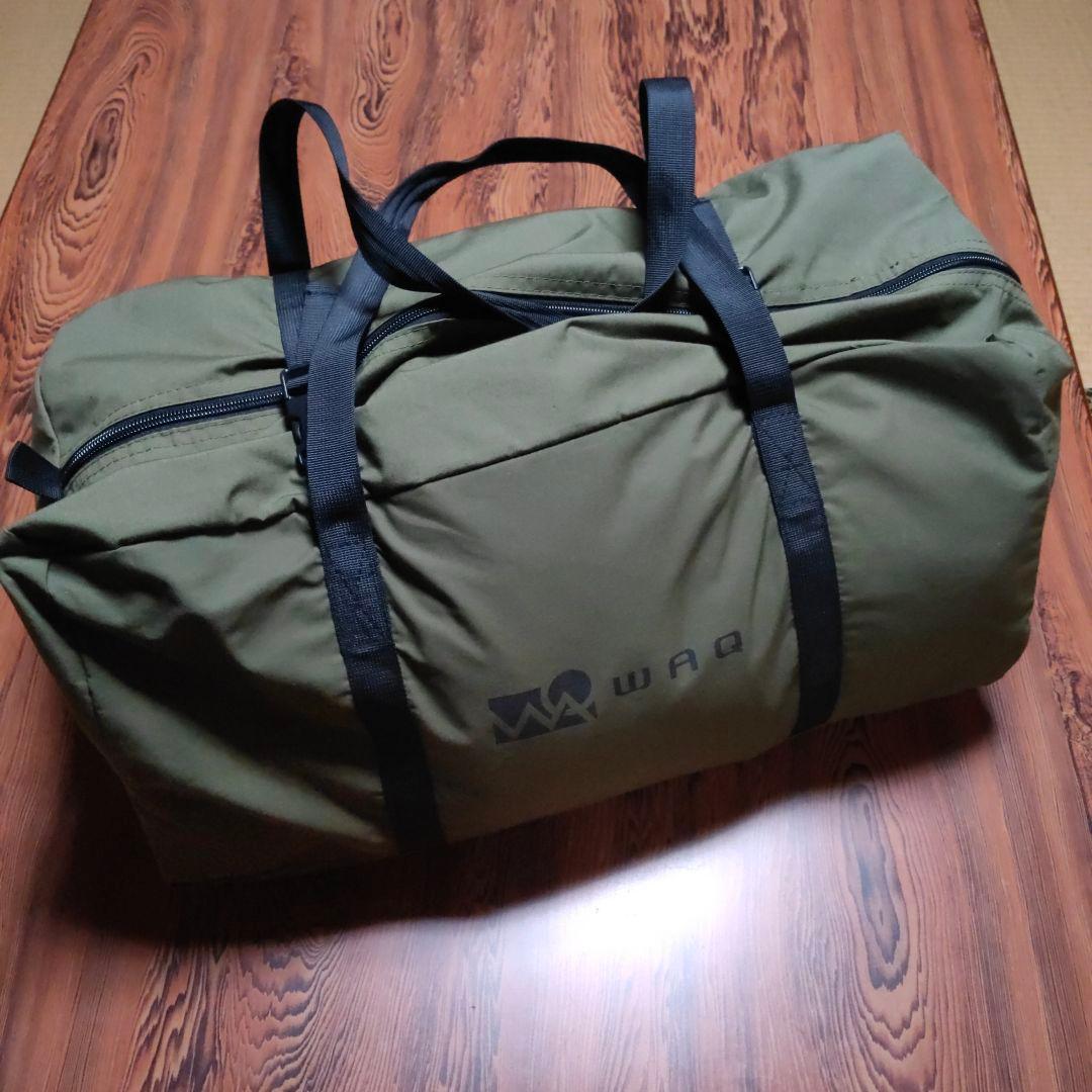 ワックWAQアルファTC ソロテント ワンポール ティピー オリーブグリーン二股