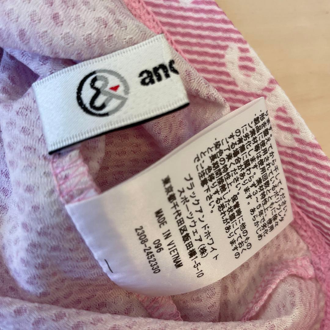 【未使用】and per se アンパスィ 長袖ハイネックシャツ Lサイズ