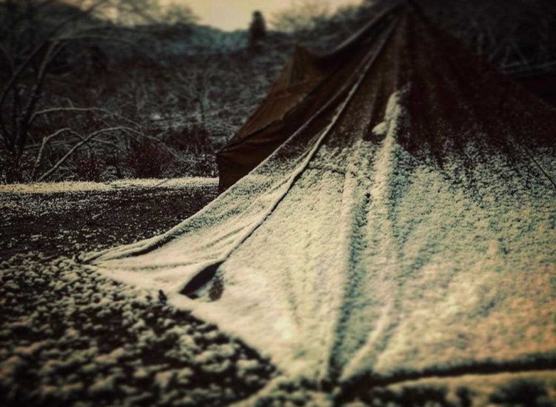 【軍幕屋】希少★ノルウェー軍テント★ボタンロスなし美品★4枚組★ポール8本付