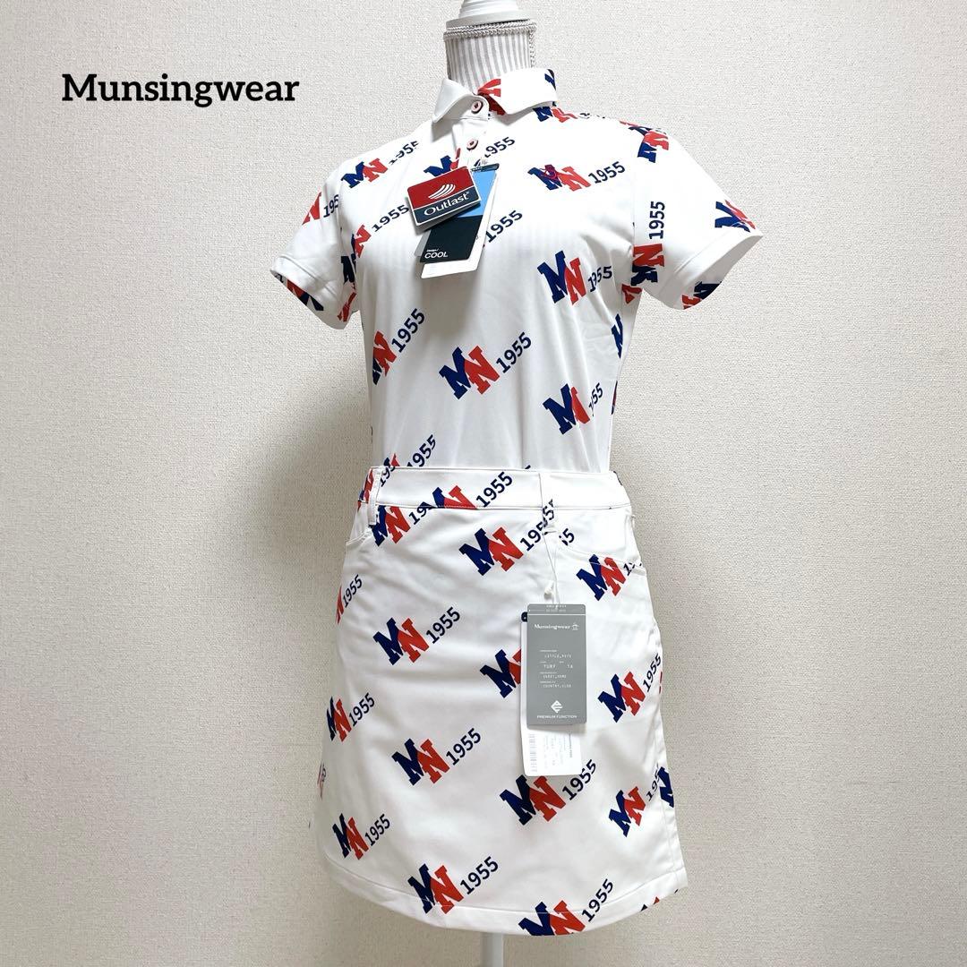 新品タグ付き　マンシングウェア　ゴルフ　セットアップ　半袖シャツ　スカート