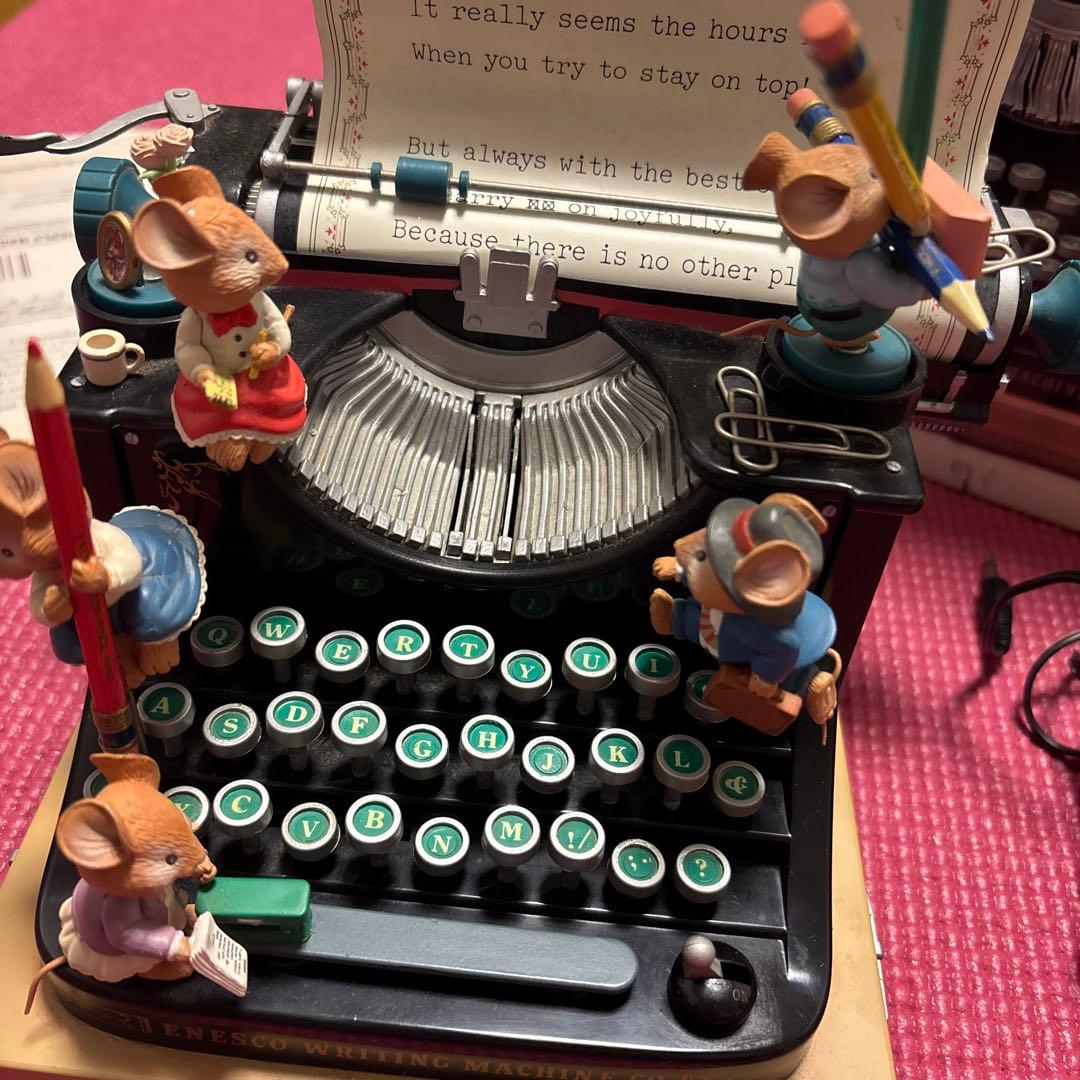 ENESCO オルゴール　タイプライターP2