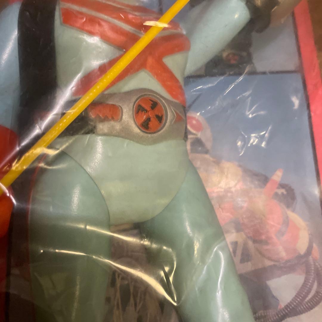 当時物ポピー仮面ライダーXソフビ