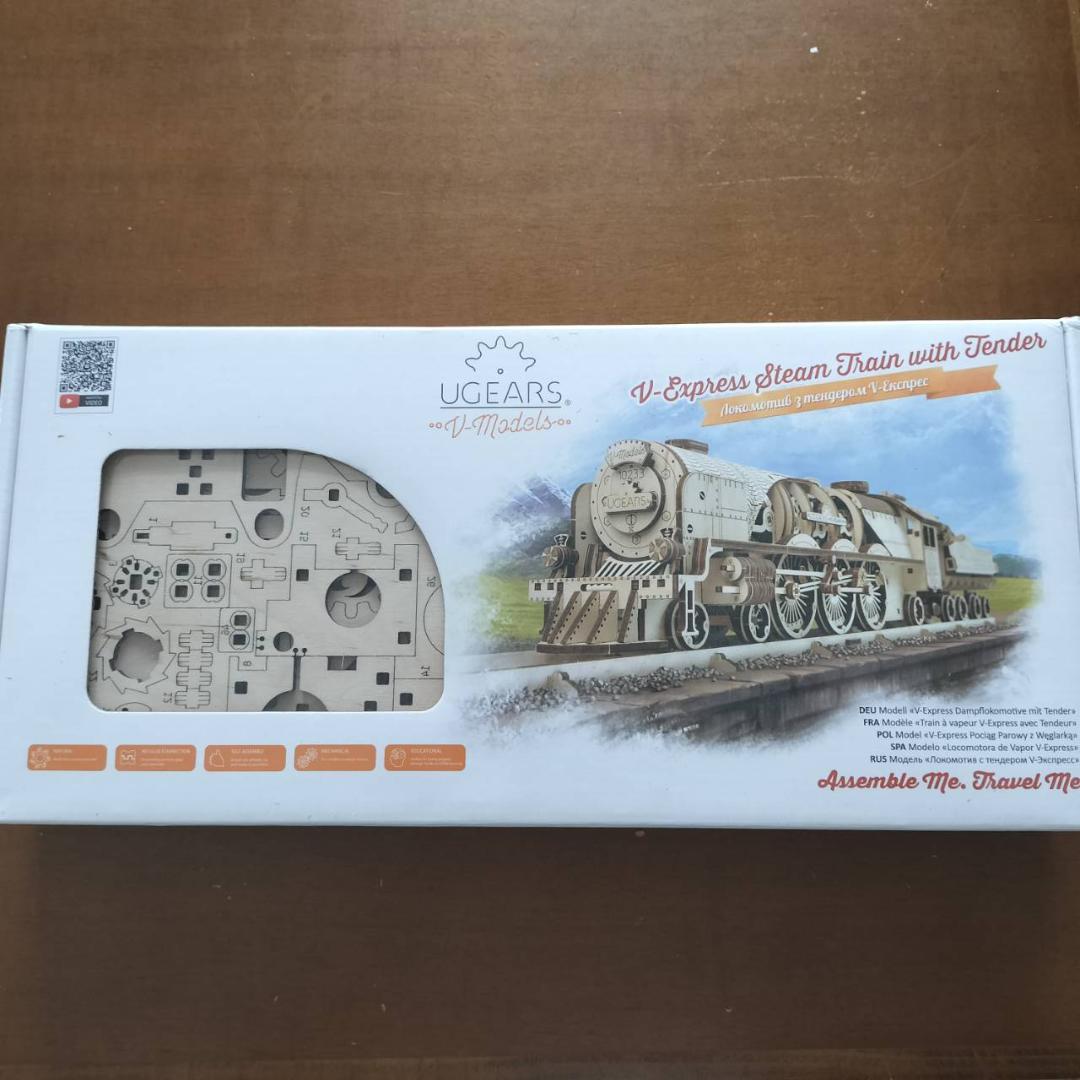 ユーギアーズ蒸気機関車 木製 パズル