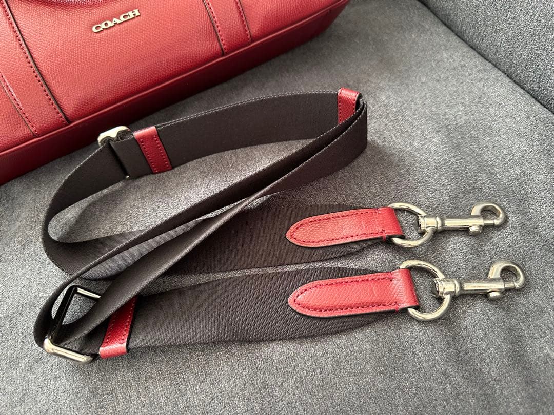 美品 COACH ビジネスバッグ 鞄 メトロポリタン ワークバッグレッド