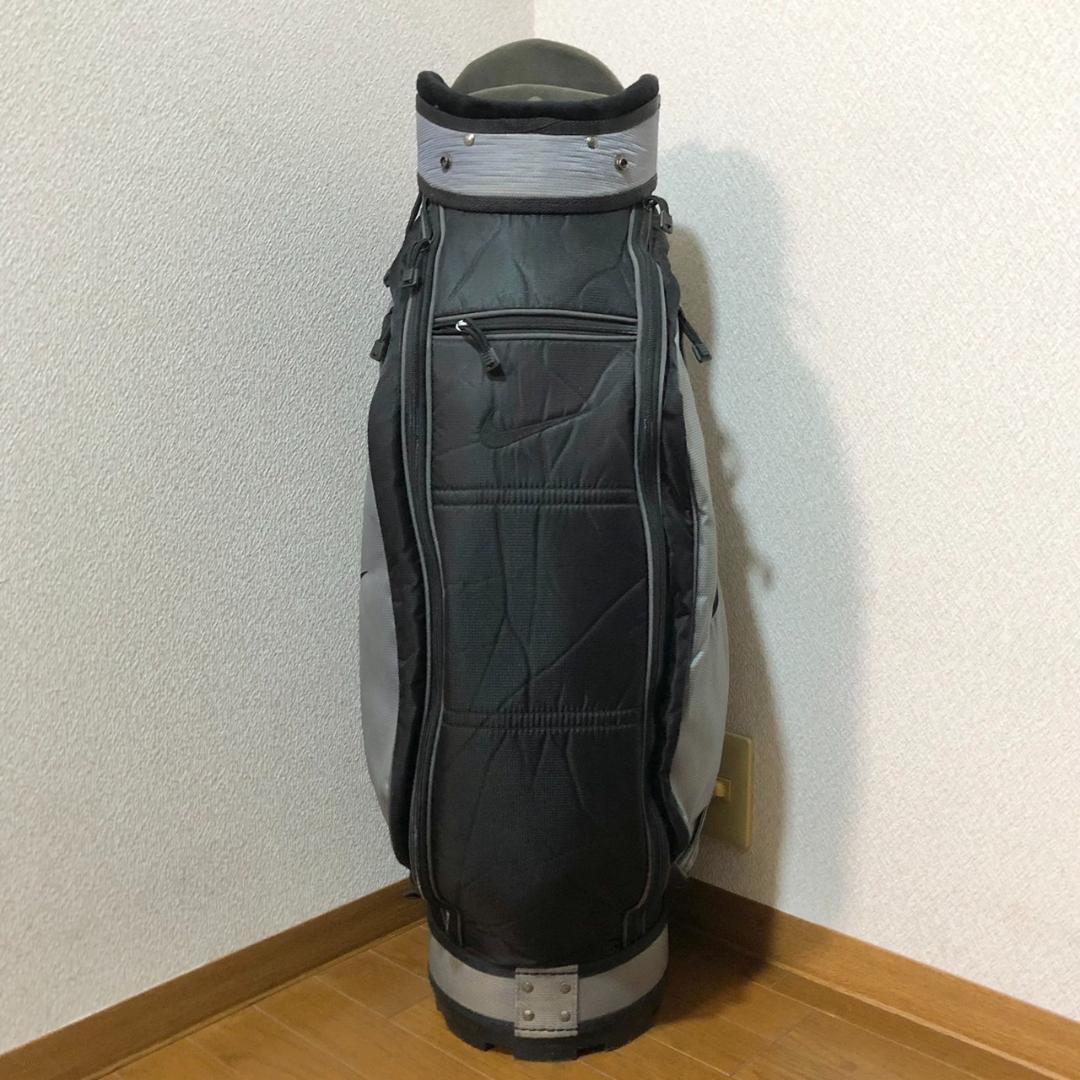 【希少】 NIKE ナイキ ゴルフ キャディバッグ カート型 6分割 グレー