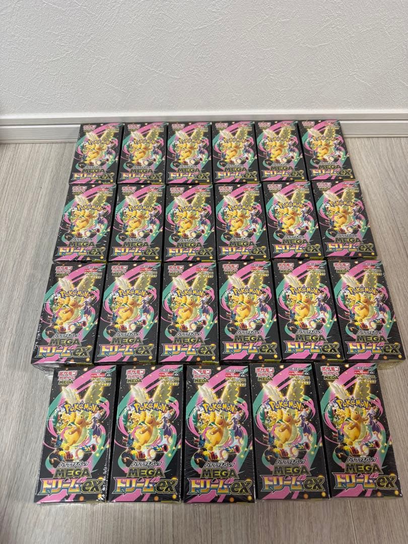 ポケモンカードBOX MEGAドリームex 新品未開封シュリンク付き 計23箱
