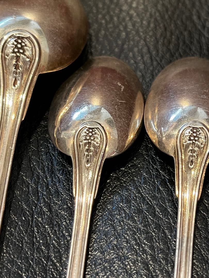 ピュイフォルカ　スターリングシルバー　スプーン　セット　純銀製　アンティーク