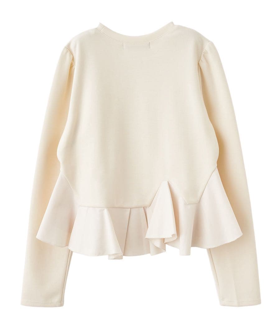 ♡完売商品♡ COCO DEAL アシメペプラムブラウス　アイボリー