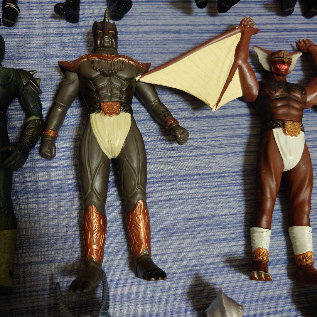 仮面ライダー　ソフビ　まとめ売り　昭和　怪人　ショッカー　約17cm　フィギュア