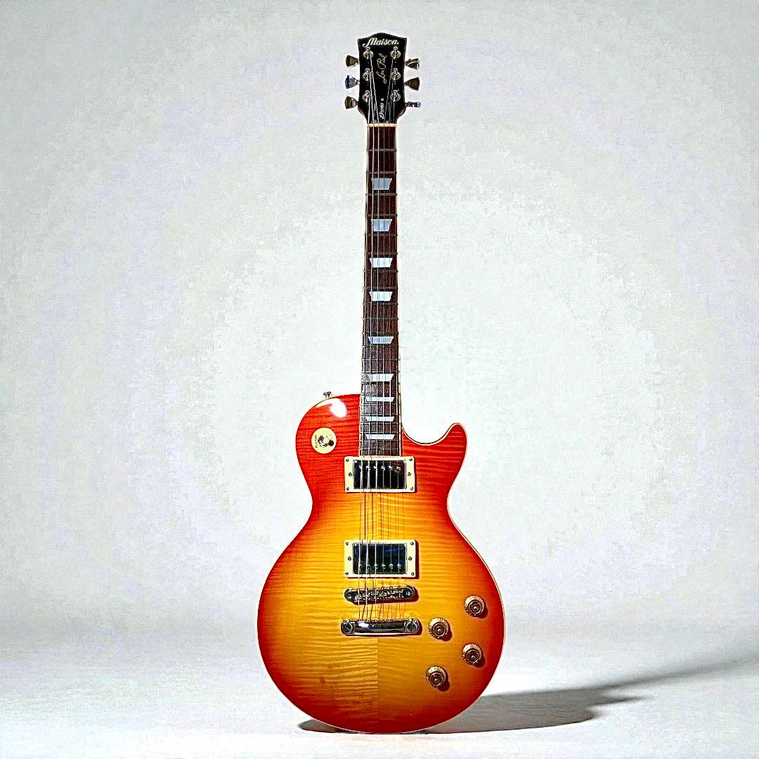 Maison LP-28系 フレイムトップ 整備済エレキギター 美品 当たり個体