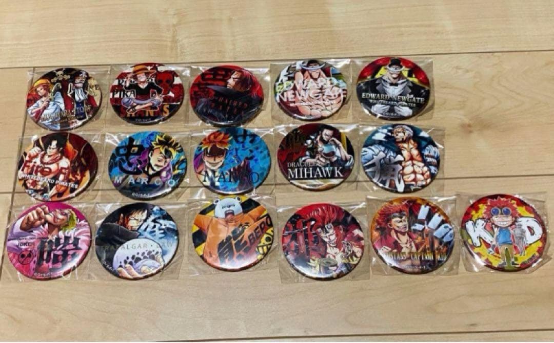 ONEPIECE USJ ジャンプショップ キーホルダー 輩缶バッジ まとめ売り