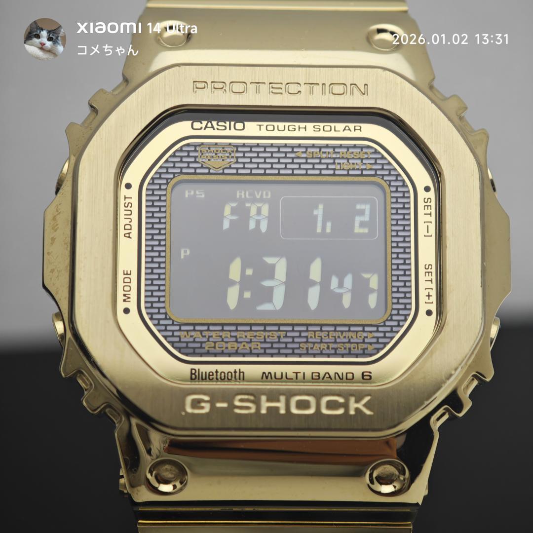 【美品】カシオ G-SHOCK GMW-B5000GD-9JF
