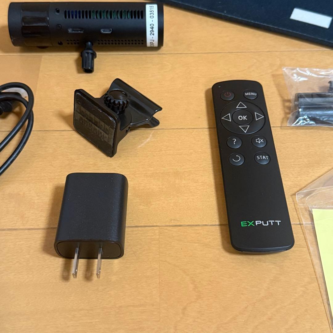 EXPUTT 家庭用 スクリーン パッティング 練習 ゴルフ パター