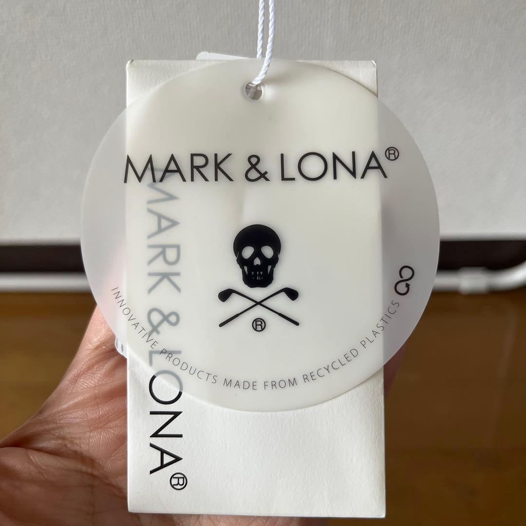 新品タグ付 MARK & LONA スカルデザインパンツ 46 ネイビー