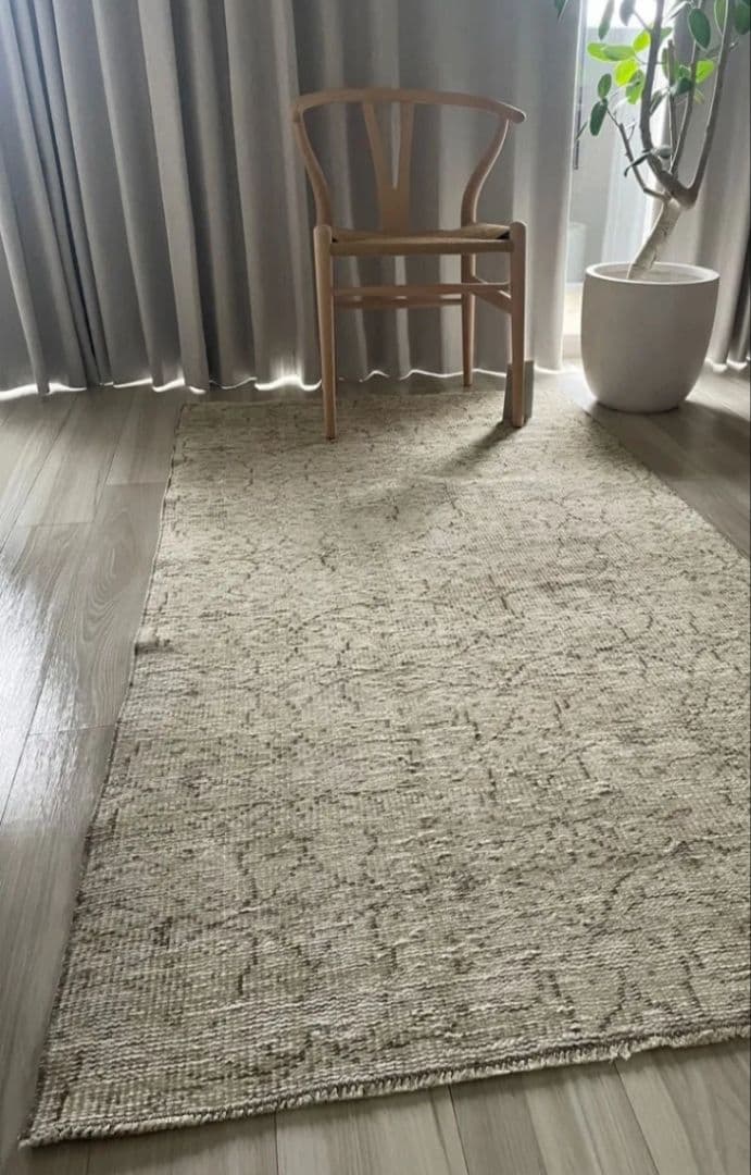 1970年代　トルコ　ヴィンテージ　ラグ　絨毯　106 x 202 cm