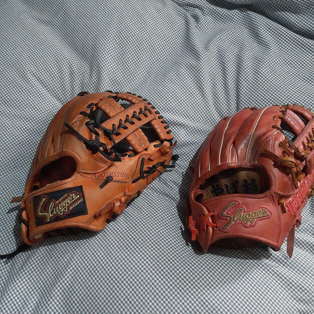 軟式野球グローブ 2点セット