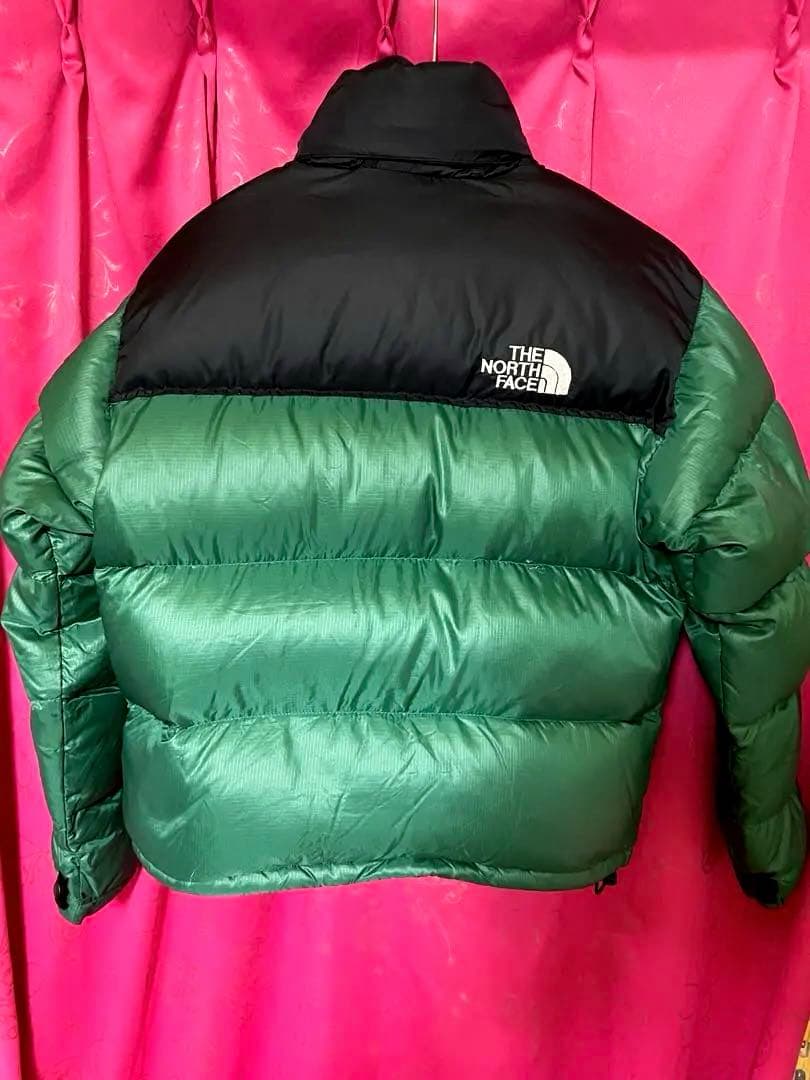 THE NORTH FACE ダウンジャケット　グリーン　ブラック