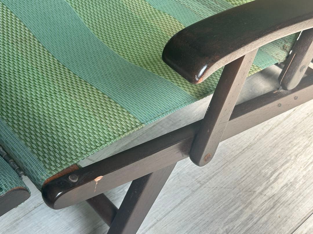 超希少　オールドマルニ　maruni デッキチェア　折りたたみデッキチェア　GZ