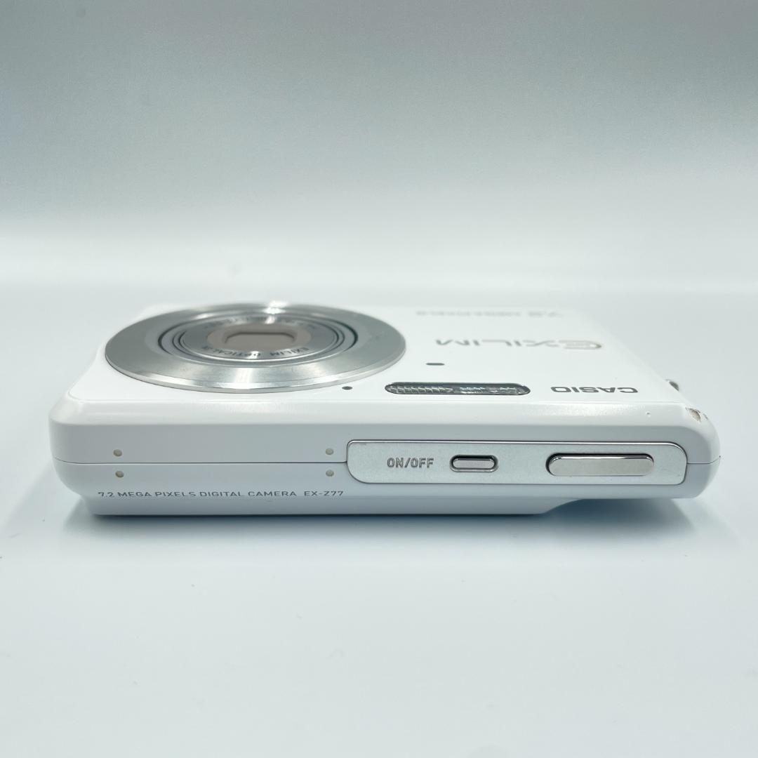 【動作品・転送特典無料あり】CASIO EXILIM EX-Z77 WHITE