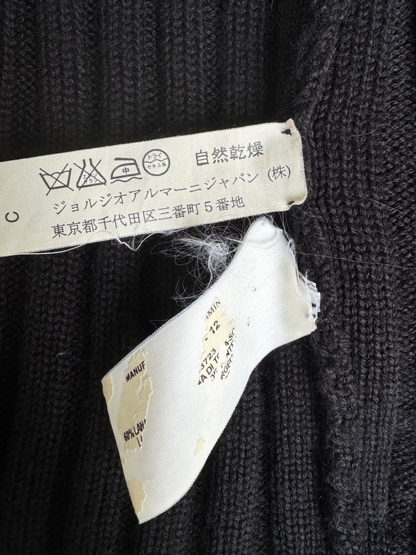 90s-00s ARMANI JEANS アルマーニ ドライバーズ ニット